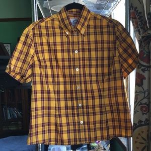 Yellow Plaid Dr. Martens Short-Sleeved Shirt